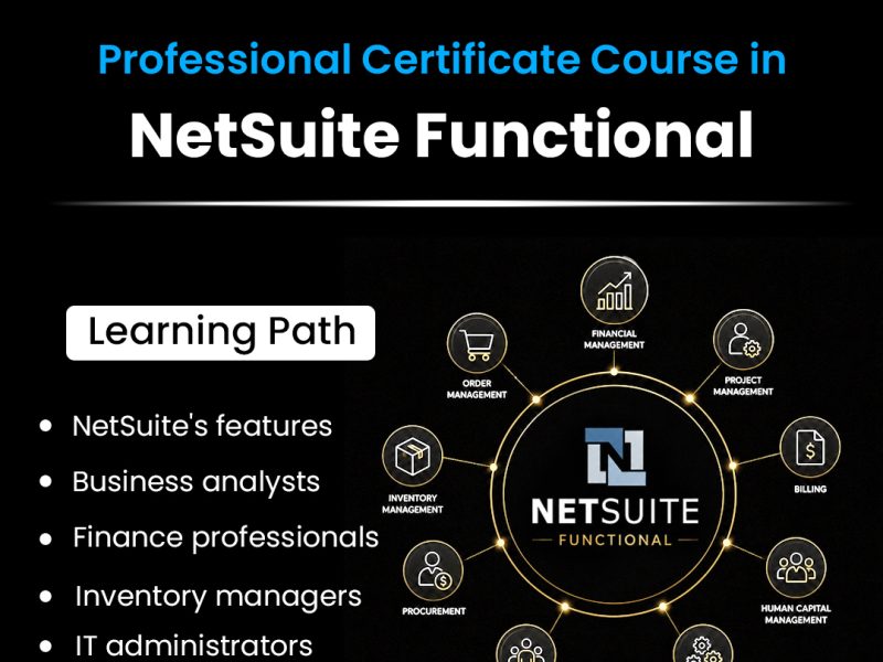 NetSuite Functional Online Training | Oracle NetSuite ERP Training | GoLogica