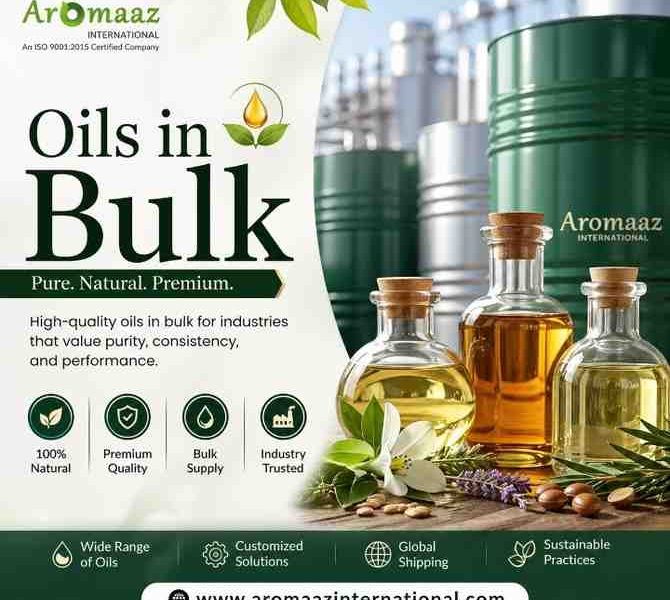 Oils in Bulk | Premium Wholesale Natural Oils by Aromaaz International