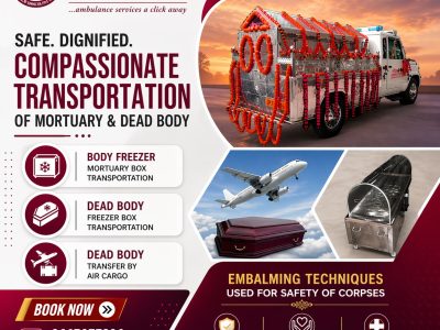 Panchmukhi Dead Body Transfer in Chennai- Nationwide Corpse Transportation
