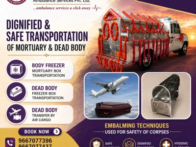 Panchmukhi Body Freezer Mortuary Box Transportation in Mumbai- Safe and Prompt doorstep pickup
