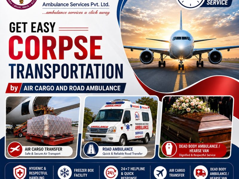 Panchmukhi Corpse Transportation Service in Ranchi- Direct destination delivery