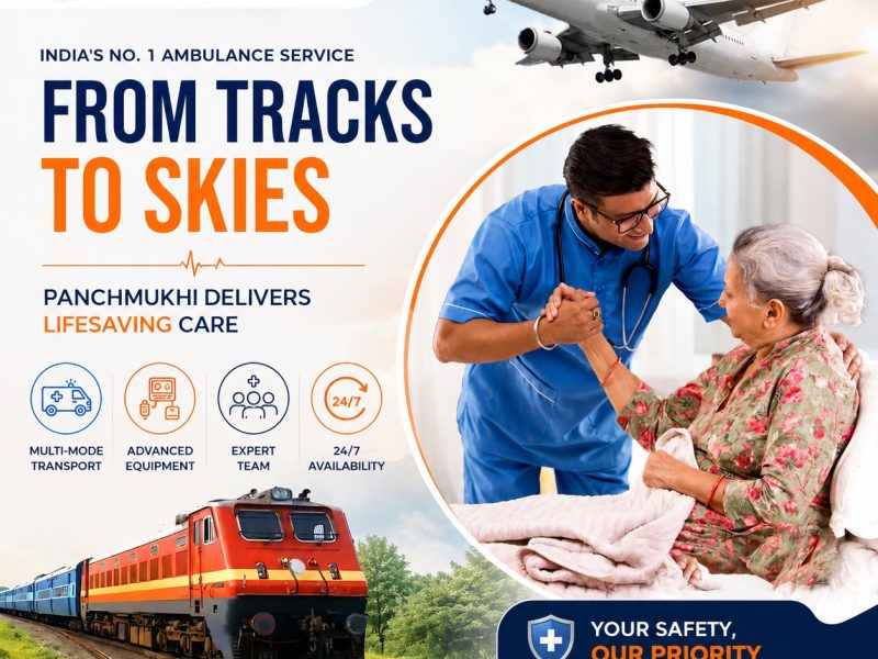 Panchmukhi Train Ambulance in Ranchi- Comfortable Medical Journey with treatment
