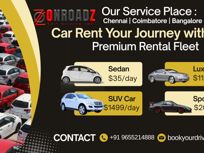self drive car rental in Hyderabad