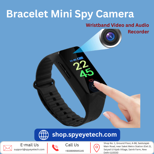 Bracelet Mini Spy Camera by Spy Camera Dealers in Anand Vihar