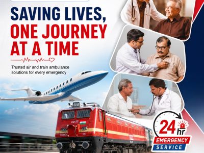 Panchmukhi Train Ambulance Patna- Ideal for stable and critical patients alike