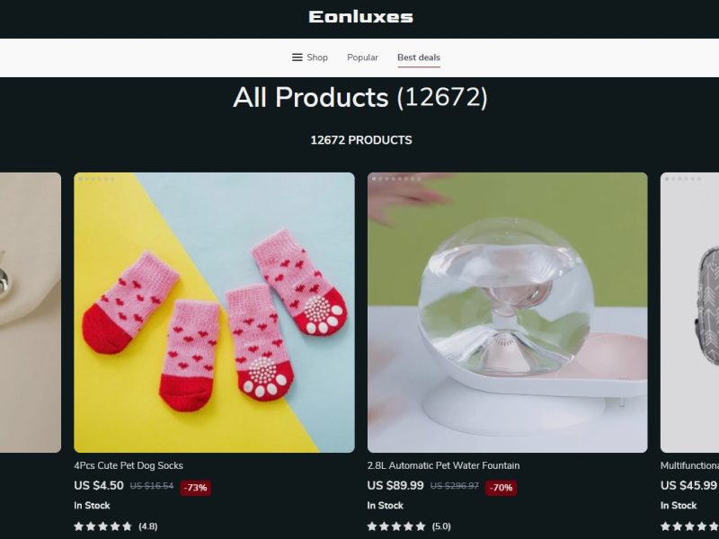 eonluxes.com 10% Offer All Products