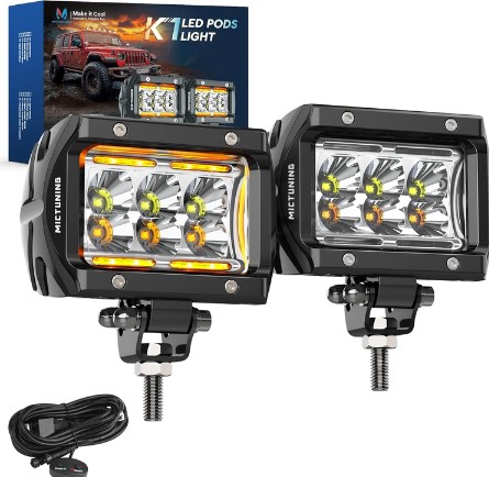 50% off for All LED light pods Motorcycle Tuck Jeep SUV UTV