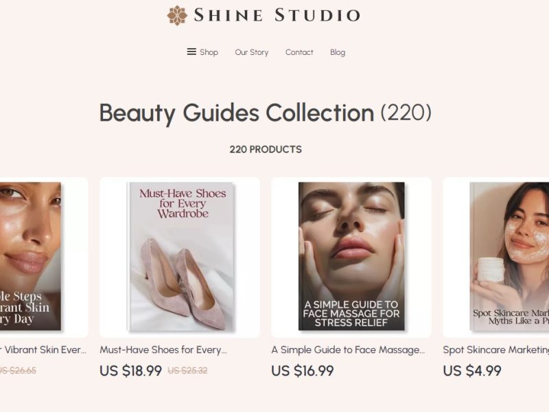 shinestudio.shop 10% Offer All Products
