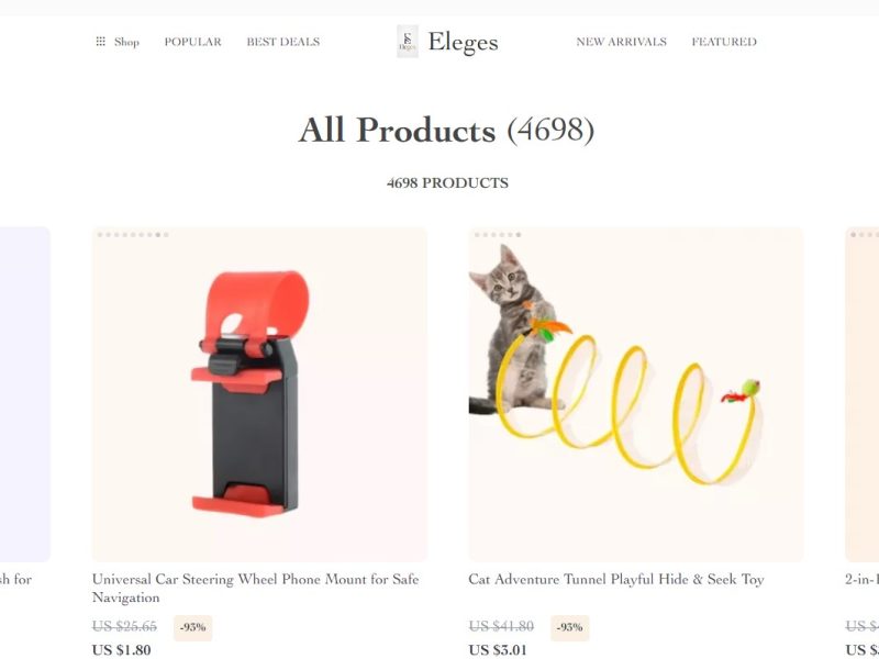 eleges.com 10% Offer All Products
