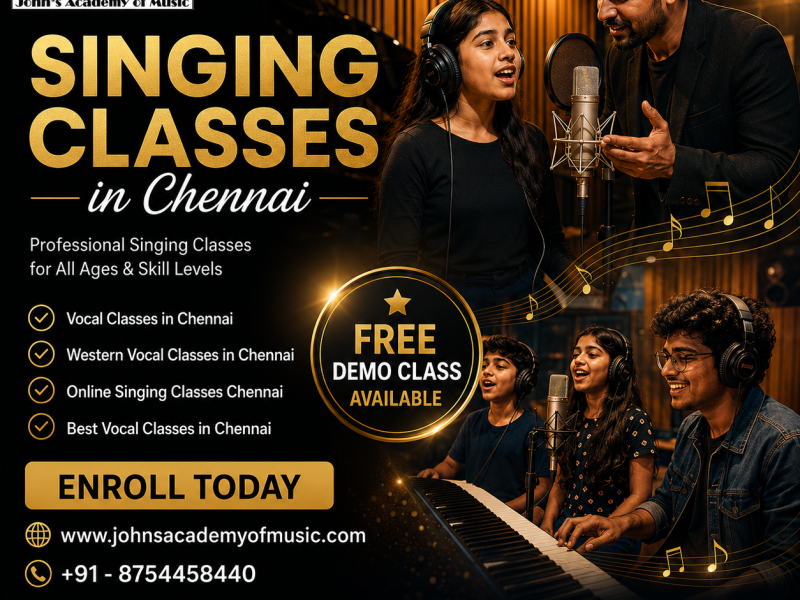 Best Singing Classes in Chennai – Learn from Expert Vocal Trainers