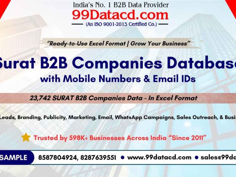 Get 23000+ Surat Companies List with Contact Details