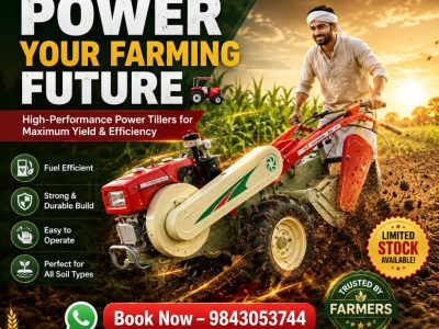 VST Power Tiller in Madurai | High-Performance Power Tillers for Better Crop Yield