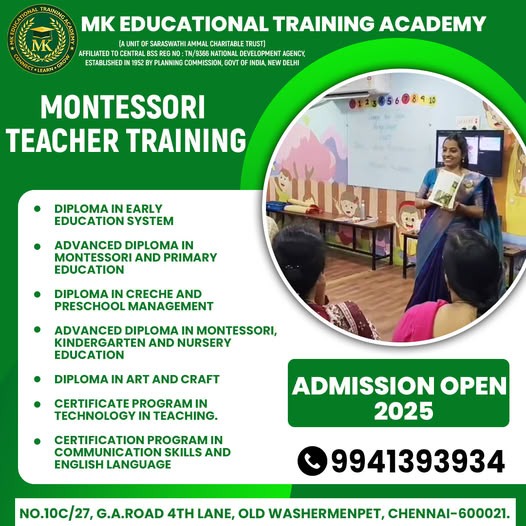 Montessori Teacher Training Courses
