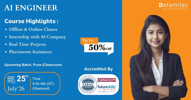 DataMites Artificial Intelligence Course in Pune