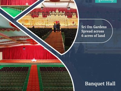 Elegant Wedding & Event Banquet Hall Near Medchal | Sri Om Gardens