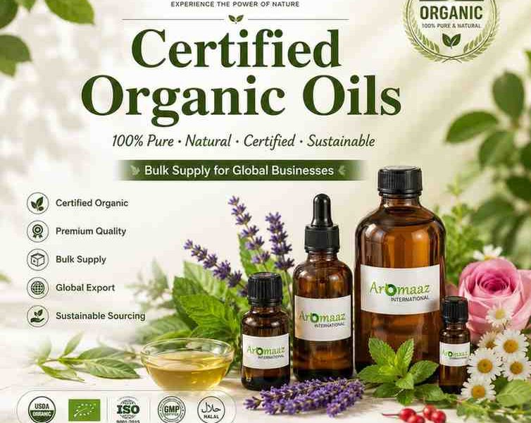 Certified Organic Oils | Premium Wholesale Supply by Aromaaz International