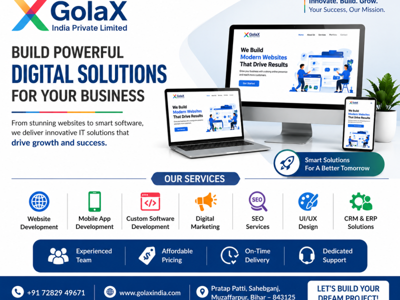 Website Development & Digital Marketing Services | Golax India