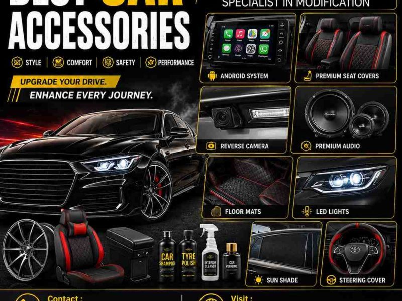 Best Car Accessories in Coimbatore – One Stop Destination for Car Care | Madura Technologies