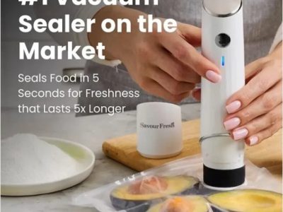 SavourFresh Vacuum Sealer : Kompakt, leistungsstark und einfach zu bedienen