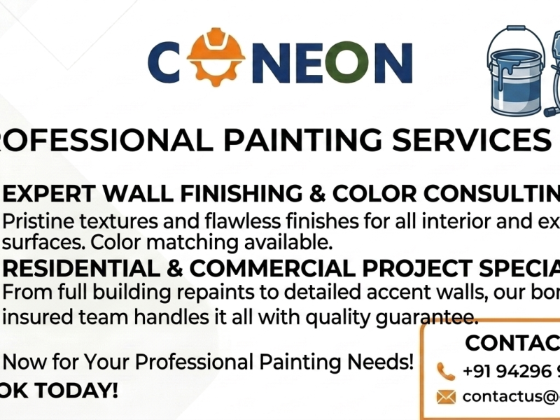Emergency Wall Touch-Up & Painting Service in 30 Minutes | Coneon Noida