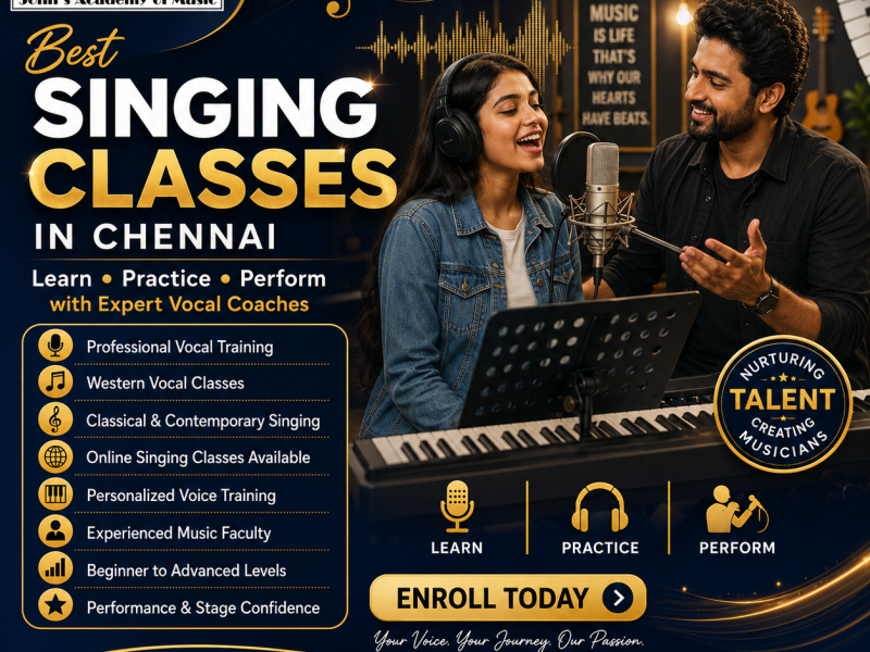 Best Singing Classes in Chennai? Join John's Academy of Music!