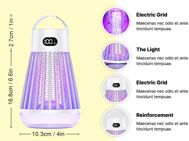 ZapShield Bug Zapper: A Rechargeable Solution for Mosquito-Free Evenings
