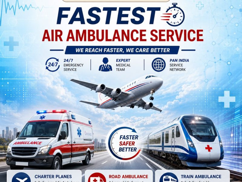 Panchmukhi Air Ambulance in Guwahati is Available to Serve You during Medical Emergencies