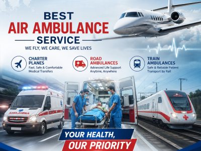 Panchmukhi Air Ambulance in Bangalore Provides Critical Care En Route