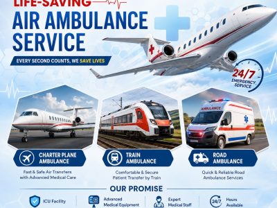 Panchmukhi Hi Tech Air Ambulance in Mumbai- Continuous Medical Support During Transit