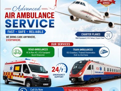 Panchmukhi Low Cost Air Ambulance in Thiruvananthapuram- Travel Safely For Treatment