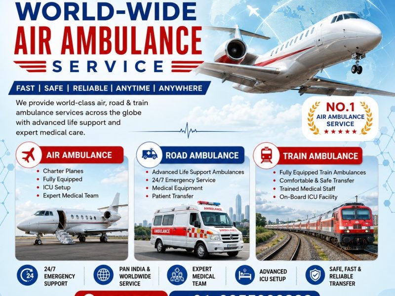 Panchmukhi Best Patient Shifting Air Ambulance in Thiruvananthapuram- Every Mile, Dedicated To Care