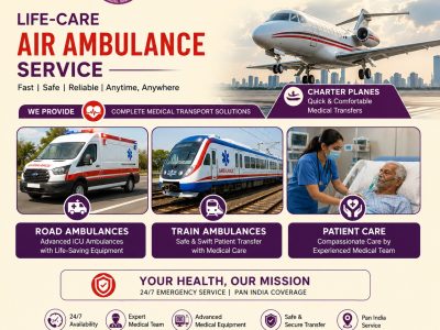 Use Panchmukhi's Advanced Technology Air Ambulance in Delhi