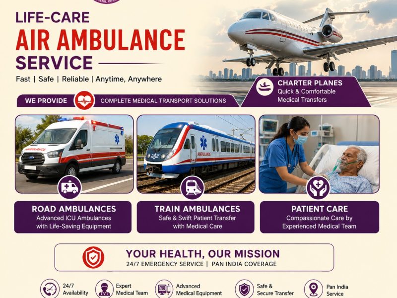 Use Panchmukhi's Advanced Technology Air Ambulance in Delhi