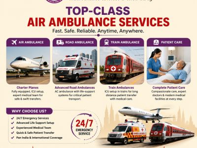Choose Panchmukhi Air Ambulance with Emergency Care in Ranchi