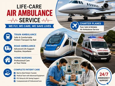 Book a Panchmukhi Air Ambulance in Guwahati for a Hassle-Free Patient Transfer