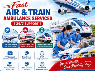 Use Panchmukhi Air Ambulance Services in Guwahati with the latest facilities