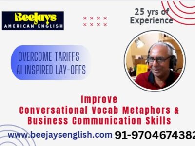 Beejay,s American Accent Master Class for S/W Professionals and AI StartupEntrepreneurs