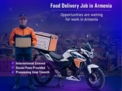 FOOD DELIVERY JOB IN ARMENIA