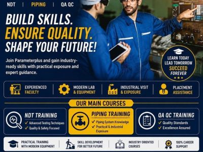 Professional Piping Training Program in Bokaro