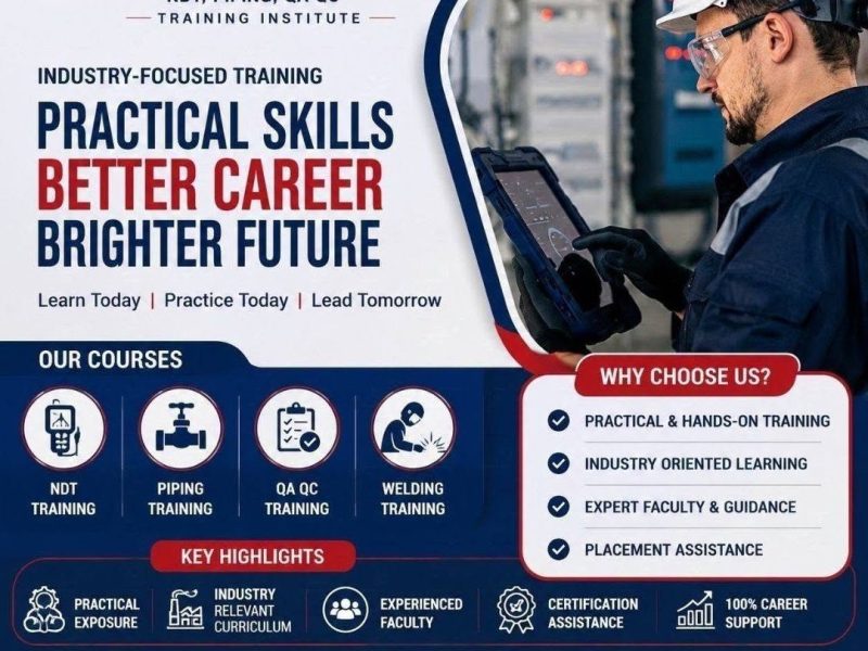 Practical NDT Learning for Aspiring Inspectors in Jamshedpur