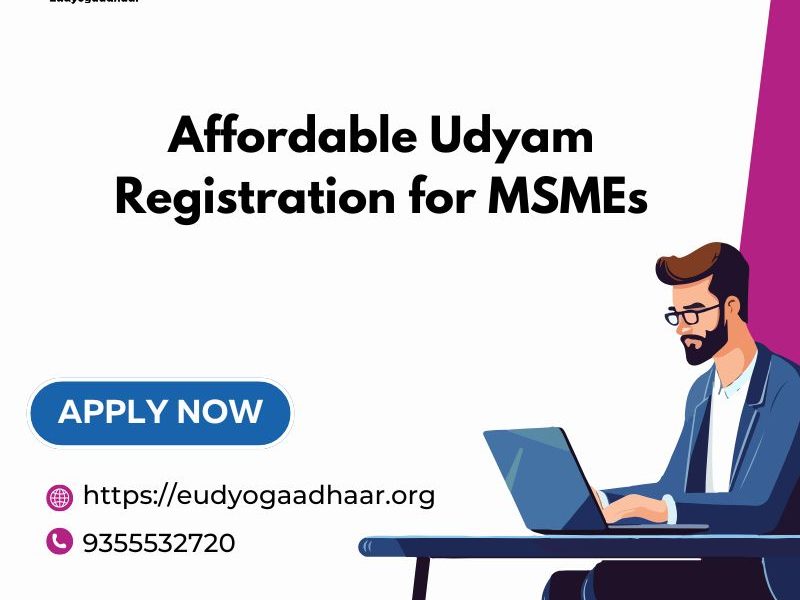 Affordable Udyam Registration for MSMEs