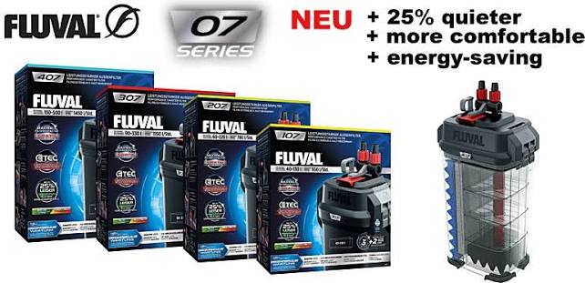 Fluval 07 Series – Premium Canister Filter for Freshwater Aquariums