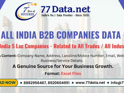 Verified List of 5 Lac+ Companies in All India with Free Sample
