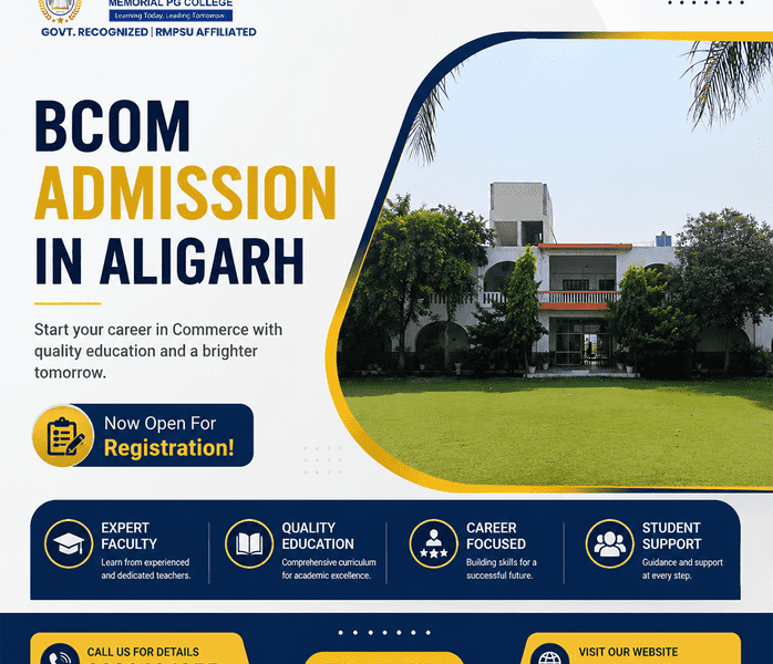 BCom Admission in Aligarh for a Strong Commerce Foundation