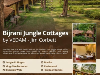 Jungle Cottages in Jim Corbett for a Peaceful Stay