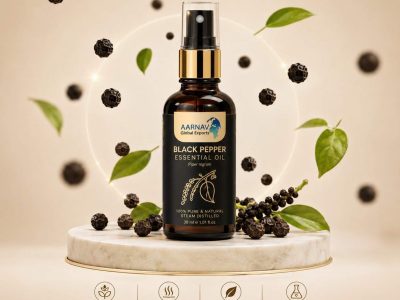 Black Pepper Essential Oil Manufacturer & Bulk Supplier | Aarnav Global Exports