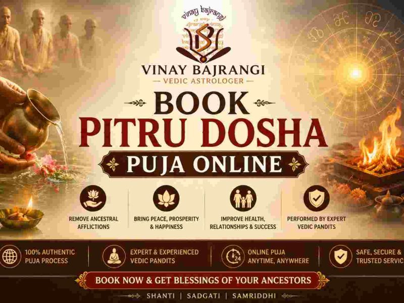 Book Pitru Dosha Puja Online With Dr. Vinay Bajrangi Today