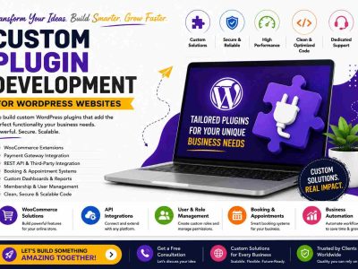 Custom Plugin Development Services for WordPress Websites to Boost Performance and Business Growth