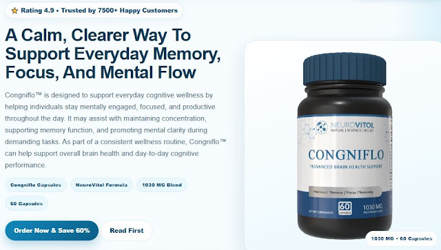 Congniflo NeuroVitol Supplement: Benefits, Ingredients, Dosage & Results