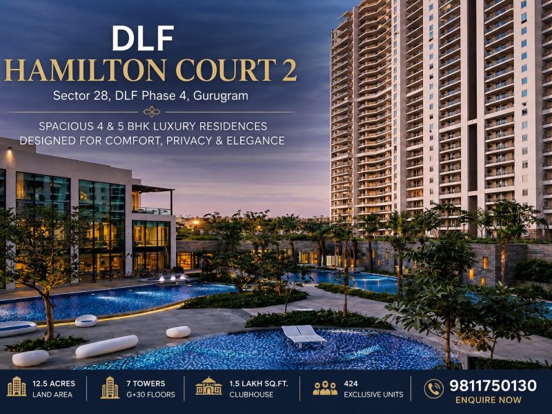 DLF Hamilton Court 2 Sector 28 Gurgaon – Premium Luxury Residences